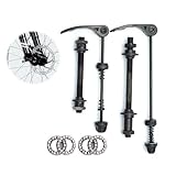 SOGHO 1 Paar Schnellspanner Fahrrad,Fahrrad Achse Vorderrad,Steckachse...