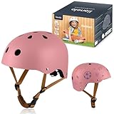 LIONELO Helmet Schutzhelm für Kinder, verstellbar 50-56 cm, Kinnschutz,...