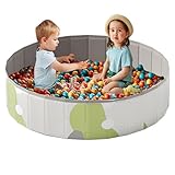 Tuxxjzm Faltbarer Pool, faltbarer Planschbecken für Haustierwelpen,...