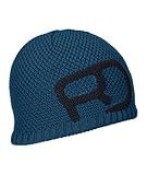 ORTOVOX Herren Rock'n'Wool Beanie, Petrolblau, M