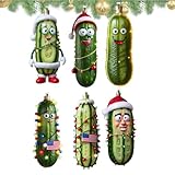 Ancsttu Weihnachtsgurke Ornament Tradition – 6 x Weihnachtsbaum...