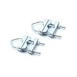PremiumX 2x Mastschelle Sat Mast Rohr Doppel Schelle Halter Stahl verzinkt...