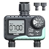 RAINPOINT Bewässerungscomputer 2 Ausgänge, IP65 Wasserdicht Wasser...