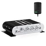 HiFi Audio Verstärker,2.1CH Stereo Verstärker,RMS 20Wx2+40W ST-838 mit...