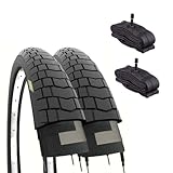 ECOVELO Unisex – Erwachsene Schläuche Reifen 20 x 1,95 (50-406) +...