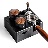 Tamperstation für Barista (51-58mm) | Schwarz Tamper Station aus ABS |...
