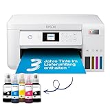 Epson EcoTank ET-2856 A4-Multifunktions-Wi-Fi-Tintentankdrucker, mit einem...