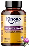 Mariendistel Forte 180 Kapseln (6 Monate) mit Artischocke, Löwenzahn und...