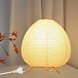 Reispapier Lampenschirm: Papier Tischlampe Weiß Nachttischlampe Stehlampe...