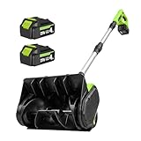 Suppertal Akku Schneefräse Schneeräumer | 30cm Arbeitsbreite | 15cm...