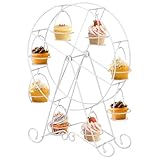 Jeorywoet Ferrris Wheel Cupcake Hold 8 Slots Cupcake Display Ständer...