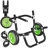 tectake® Transportwagen klappbar für Surfbrett, Transporter für Stand Up...