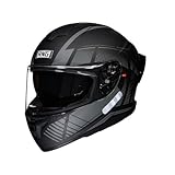 Herren-Motorrad-Vollhelme Leichte Motorradhelme Einteilige Helme...