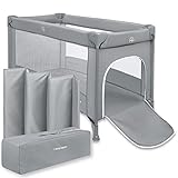 Moby-System Babybetten für Babys und Kinder ab Geburt bis 15 kg, 128 x 68...