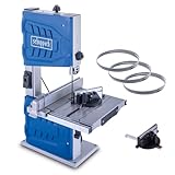 Scheppach HBS261 Bandsäge Set mit 3. Sägeband (2 Geschwindigkeiten, 500W,...