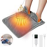 Lotvic Fußwärmer Elektrisch mit 9 Temperaturstufen & 4 Timer, Elektrische...