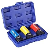 WORKPRO Radschrauben-Nuss-Set, 3-tlg. Steckschlüssel-Satz,...