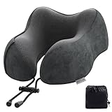 Nackenkissen Flugzeug, Reisekissen Auto Travel Pillow aus Memory Foam mit...