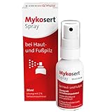 Mykosert Fußpilz Spray: Antimykotikum bei Hautpilz & Fußpilz, fungizid,...