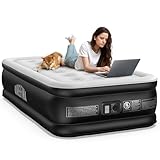 Airefina Luftmatratze 1 Person mit Eingebauter Pumpe, Luftbett...
