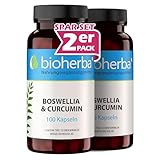 Weihrauchkapseln (Boswellia) plus Curcumin und Calcium – 200 Stück von...