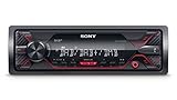 Sony DAB+ Autoradio DSX-A310DAB mit USB, FM/AM, AUX (rote Beleuchtung),...