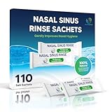 110 Päckchen Neti Pot, Nasedusche Salz, Nasenspülbeutel, Nasenspülsalz,...