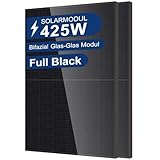 Solarplatten PV Module 850W Full Black Bifazial Glas-Glas Solarmodule...