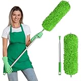 Vicloon Staubwedel Teleskop Waschbar, Staubwischer Mikrofaser Edelstahl...