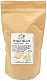 TOPFRUITS Konjakmehl 500g Glucomannan Pulver - extra fein gemahlen - 36000...