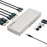 WAVLINK Docking Station 3 Monitore, SM770 Docking Station mit Triple HDMI,...