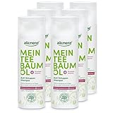 alkmene Mein Teebaumöl Anti Schuppen Shampoo 6x 200 ml weniger Schuppen in...