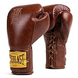 Everlast P00001674 1910 Sparring-Handschuhe (geschnürt) Schwarz 12 0Z