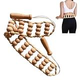 mizikuu Massageroller Rücken mit Griff, Holz Massagegerät Anti Cellulite...
