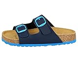 Lico Jungen BIOLINE KIDS Pantoletten, Marine/ Blau, 33 EU