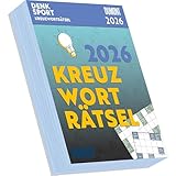 DUMONT - Kreuzworträtsel 2026 – Tagesabreißkalender 12x16 cm –...