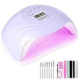 ROEXUN UV LED Lampe für Nägel,168W Nageltrockner für Gel...