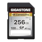 GIGASTONE Kamera Pro 256GB SDXC Speicherkarte bis zu 100 MB/S....