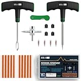 HOLAKIT Reifenflickzeug, Kompaktes 22-teiliges Reifenreparaturset mit...
