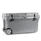 Zelsius Kühlbox 50 Liter mit Räder | Coolbox | Fahrbare Cooling Box ideal...