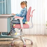 OSKOPWRC Kinder-Schreibtischstuhl, Drehstuhl für Kinder, mit verstellbarer...