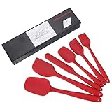 Zunetsutock Backspatel Set, Silikon Spatel Set - Küchengeschirr 6 Set -...