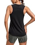 CRZ YOGA Damen Sport Tank Top Racerback Ärmelloses Yoga Oberteile Sommer...