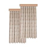 SeGaTeX home fashion 2er Set Landhaus Dekoschal Marie kariert mit Rose in...