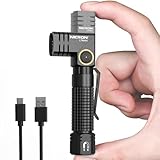 NICRON L74M Wiederaufladbar Superhell Kompakt Taschenlampe mit Magnet, 90...