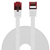 BIGtec Ethernet LAN Kabel 7,5m flexibles flaches Netzwerkkabel Patchkabel...