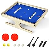 COSTWAY 45 x 33,5cm Magnetspiel Holz für 2 Spieler, mit 2 magnetischen...