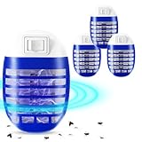 Elektrische Mückenlampe 4 Stück, UV-Insektenvernichter, M5 Mückenschutz...