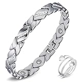 Jeracol Magnetarmband Damen und Magnetringe, Reduziert Schmerzen und...