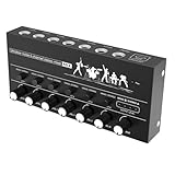 PACHHK Mini Stereo Audio Mixer 6 Kanal Mikrofon Mixer Instrument Expander...